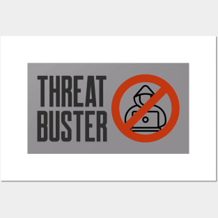 Cybersecurity Threat Buster Icon Posters and Art